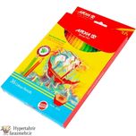 مداد رنگ آریا مقوایی در طرححهای ( 6 - 12 - 24- 36- ) تایی