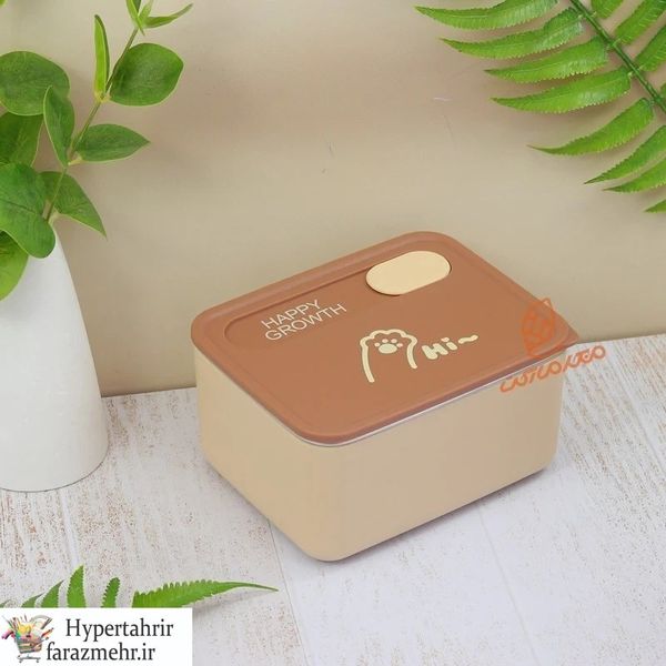 ظرف غذا 700 میل تک خانه طرح پنچه گربه کد 6725