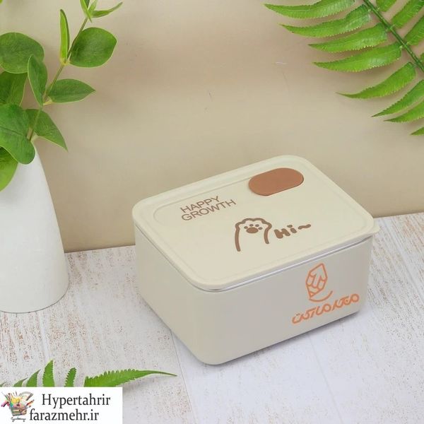 ظرف غذا 700 میل تک خانه طرح پنچه گربه کد 6725