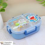 ظرف غذا 2 خانه داخل استیل طرح کودکانه کد 88002 در طرح های مختلف