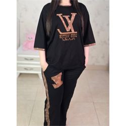 ست بگی گلدوزی طرح LV 🤎 کد 137 🤎