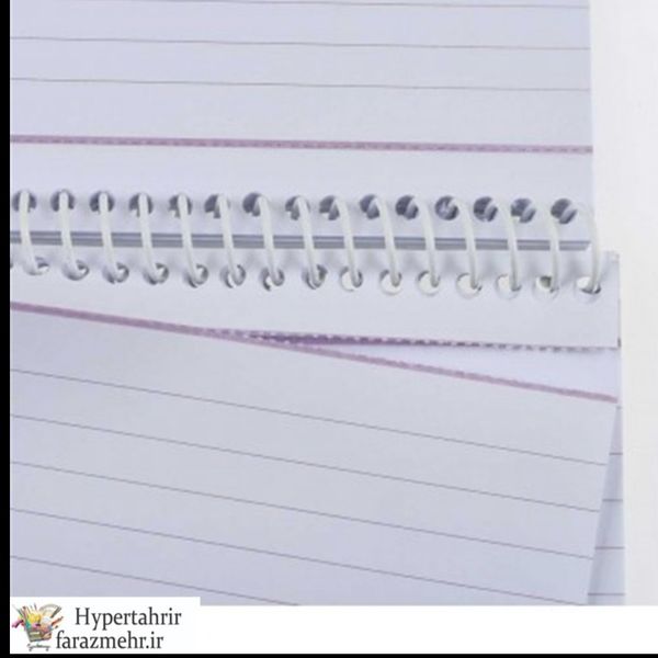 دفتر یادداشت افقی 10*15 سانتی متر  80 برگ  سیمی با پرفراژ  SAM