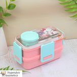 ظرف غذا 2 طبقه 500 میل داخل استیل کد 2641