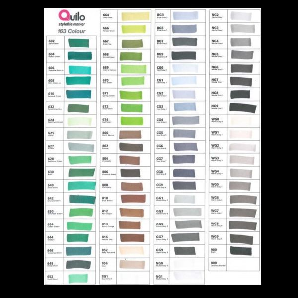 ماژیک راندو دوسر کوییلو تکی  مدل Stylefile در 153 رنگ