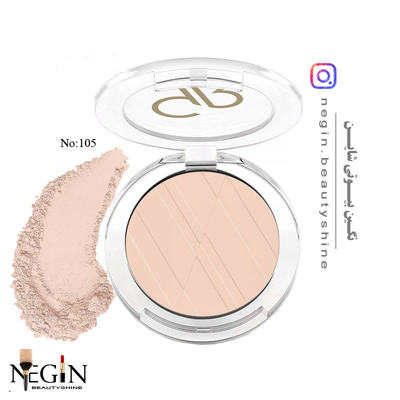 پنکک Pressed Powder گلدن رز اصل شماره 105