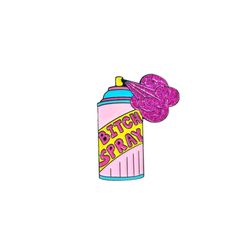 استیکر مدل Bi*ch spray