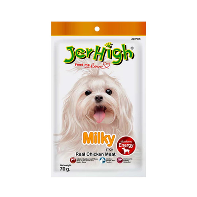 تشویقی سگ جرهای مدل میله ای با طعم شیر / Jerhigh milky stick dog treat