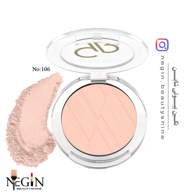 پنکک Pressed Powder گلدن رز اصل شماره 106