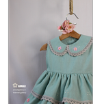 پیراهن دخترانه مِمُل رنگ آبی