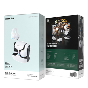 ایرپاد گرین لاین مدل Green Ear Clip 360 Wireless Earbuds