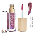 رژلب مایع مدل 3D Mega Shine گلدن رز اصل (شماره 108)