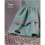 پیراهن دخترانه مِمُل رنگ آبی