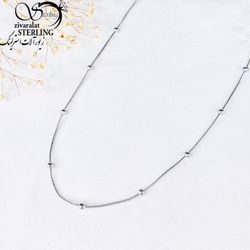 زنجیر گوی دار سفید برند استیل کد 10876