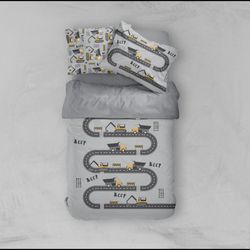 روتختی کودک طرح ماشین آلات راهسازی