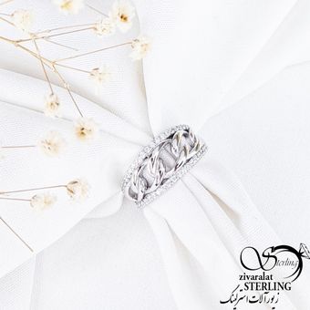 انگشتر کارتیر نقره ساخت ایتالیا کد 10938