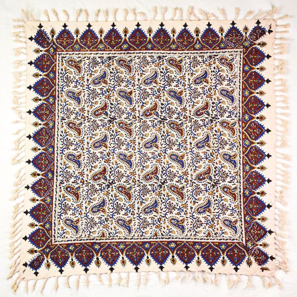 رومیزی قلمکار صدر مدل سلسله ای کد 80
