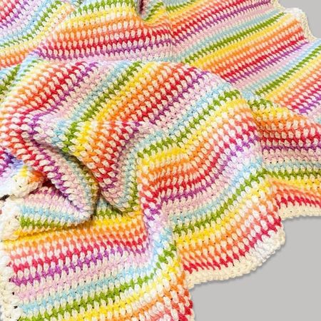 پتو/ شال مبل قلاب بافی مدل1