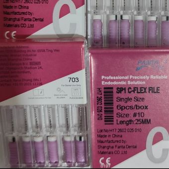 سی فایل اس پی وان سایز 10 طول 25 -Fanta Dental Sp1 C File