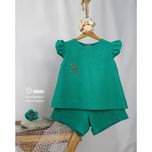 ست تاپ و شورتک ماریا رنگ سبز