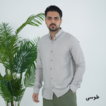 پیراهن مردانه لینن آستین بلند