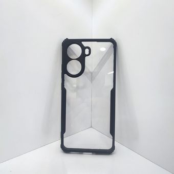 کاور محافظ دور مشکی شفاف برای گوشی شیائومی Poco X7 pro