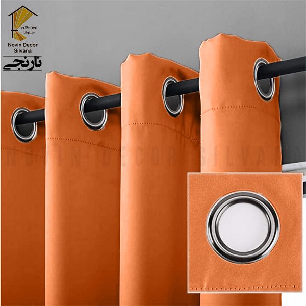 پرده نوین دکور سیلوانا مدل کتان کد 230 1 سایز 230 × 140 سانتی متر