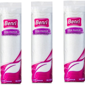 پد دور دوخت پنبه ای پاک کننده آرایش بنری