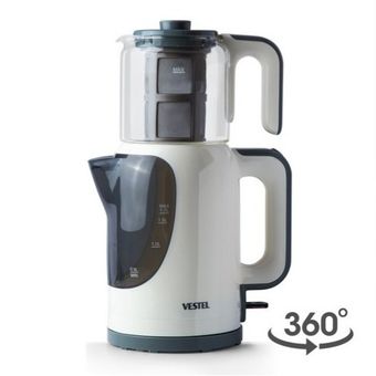 چای‌ساز وستل مدل Sefa 1000 B، توان 2200 وات