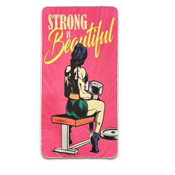 حوله باشگاهی کد 10401600 سایز بزرگ 75*150 طرح دخترانه Gym