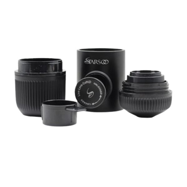 مینی پرسو دستی استارسو STARSOO | اسپرسوساز مسافرتی بدون برق و باتری