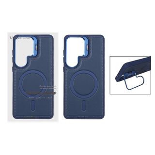 قاب Bracket چرمی دور دوخت MagSafe لنز استندشو  برای گوشی سامسونگ S26 Ultra