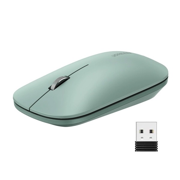 ماوس بی سیم سایلنت یوگرین مدل MU001 کد 90374 (سبز روشن)