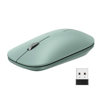 ماوس بی سیم سایلنت یوگرین مدل MU001 کد 90374 (سبز روشن)