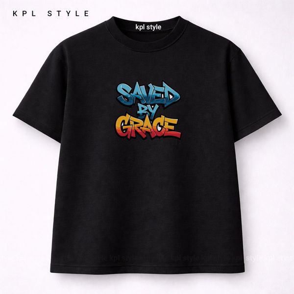 تیشرت باکسی نخ پنبه تایپوگرافی | ضد حساسیت | کد 1454