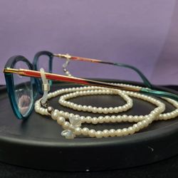 بند عینک مدل مرواریدی و پاپیون