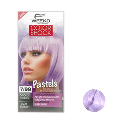 کیت رنگ مو ویکو مدل color shock شماره 7/99 حجم 80 میلی لیتر رنگ یاسی