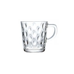 لیوان کوتاه دسته دار آیسان جهان کریستال مدل نادیا کد GK1161297 ست 6عددی