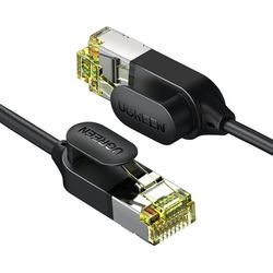 کابل شبکه پچ کورد CAT7 F/FTP یوگرین مدل NW149-80418 طول 3 متر - فوق باریک - مشکی