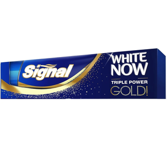 خمیر دندان سفید کننده سیگنال White Now طرح Gold