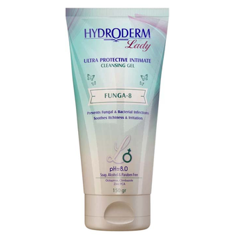ژل بهداشتی التیام بخش بانوان هیدرودرم سری Lady مدل FUNGA-8