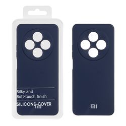 قاب نیو سیلیکون محافظ لنزدار RFF مدل Xiaomi Redmi 14C / Redmi A4 / Poco C75 - سرمه ای (پک دار)
