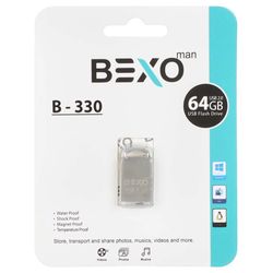 BEXO B-330 USB2.0 Flash Memory - 64GB (گارانتی داده پردازی آواتک) نقره ای