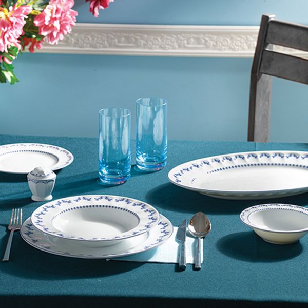 سرویس غذاخوری 29 پارچه چینی زرین ایران سری نئوکلاسیک مدل فرانسیس درجه عالی