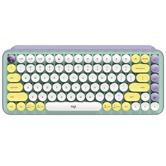 کیبورد بی سیم لاجیتک مدل POP Keys US Daydream mint