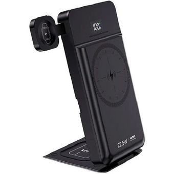 شارژر بی سیم 5کاره ریمکس مدل RPP-D3 ظرفیت 10000 میلی آمپر ساعت