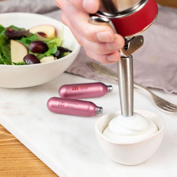 کپسول شارژ دستگاه خامه ساز ISI | کپسول N2O گل خامه زن (بسته 10 و 20 عددی)