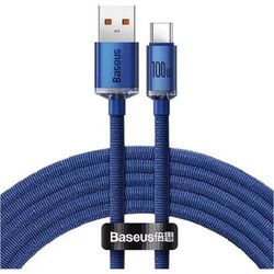 کابل 1.2 متری USB به Type-C باسئوس 100W مدل CAJY000403 CRYSTAL SHINE