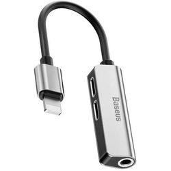 مبدل 1 به 3 لایتنینگ به 3.5mm باسئوس مدل CALL52-S1