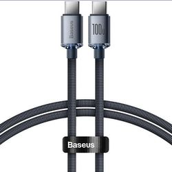 کابل تبدیل USB-C باسئوس مدل CAJY000601 CRYSTAL SHINE طول 1.2 متر