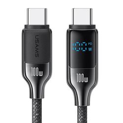 کابل تبدیل USB-C به USB-C یوسمز 100 وات مدل SJ742 طول 1.2 متر
